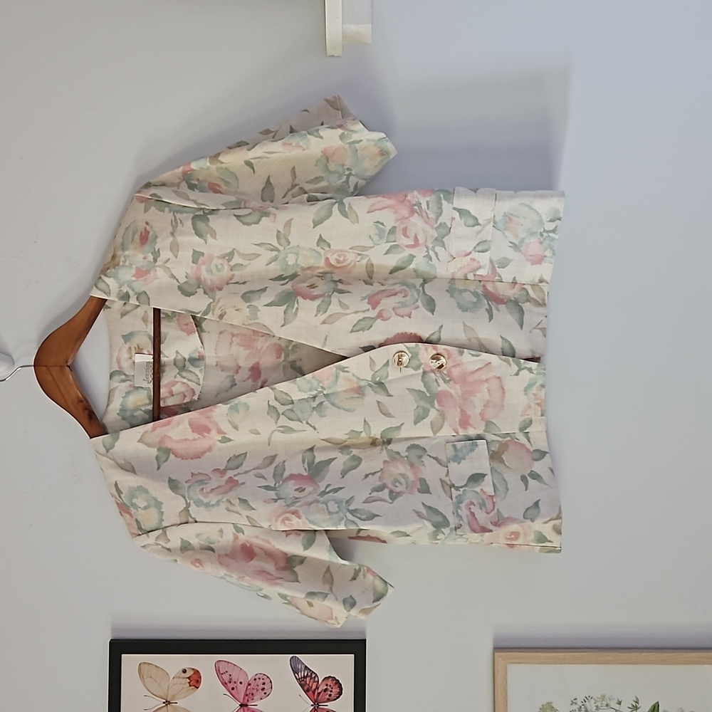 Vintage Jessica Scott Floral Blazer
